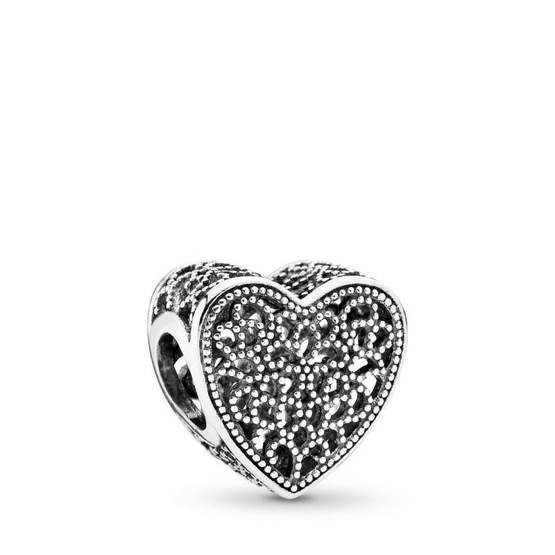 Pandora Filled with Romance Charm Outlet NZ, Sterling Silver (861704-KZA)